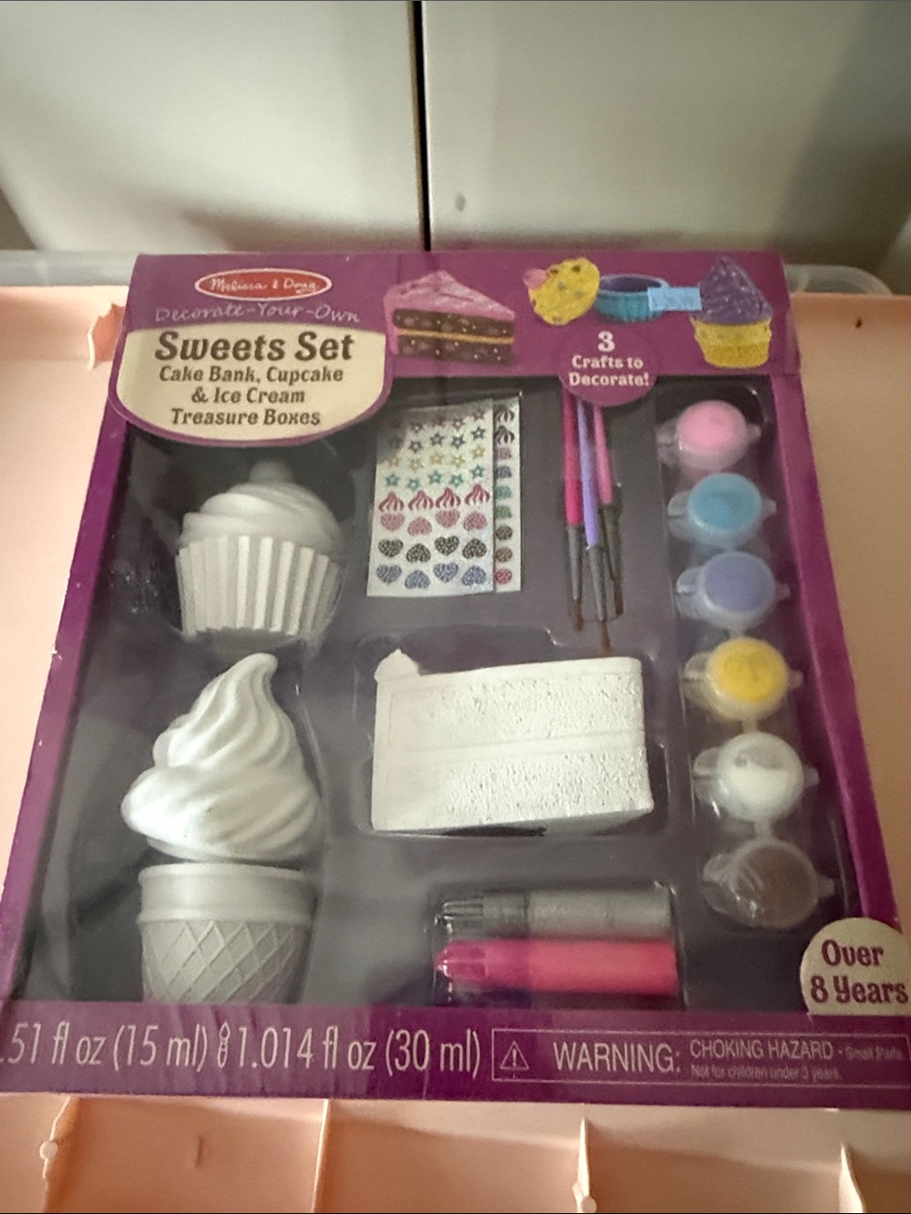 Melissa & Doug Decorate-Your-Own Sweets Set - Purple